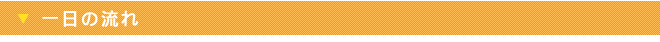 安心の介護体制・一日の流れ